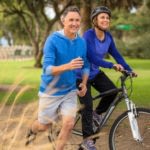 Anti-Aging Exercising in the Park